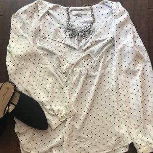 Loft • Polka Dot Blouse